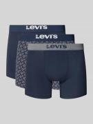 Boxershort met elastische band met logo in een set van 3 stuks met cad...