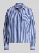 Regular fit overhemdblouse van puur katoen