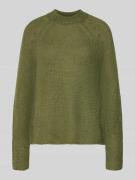Regular fit gebreide pullover met alpaca, model 'KARA'