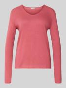 Regular fit pullover van een mix van katoen en viscose