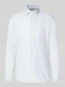 Regular fit zakelijk overhemd van katoen met kentkraag