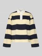 Shirt met lange mouwen met polokraag