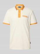 Regular fit poloshirt met labelstitching, model 'E-MURLO'