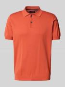 Poloshirt met labeldetail