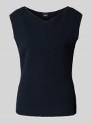 Blousetop van viscosemix, model 'Faitini'