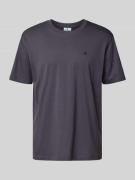 T-shirt met logostitching, model 'ICONS'