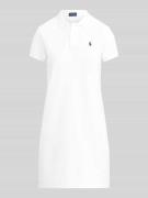 Regular fit mini-jurk met logostitching, model 'Polo'