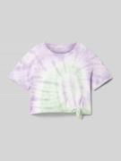 Relaxed fit T-shirt met knoopdetail