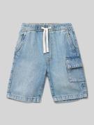 Regular fit korte jeans van puur katoen