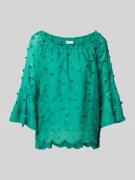 Blouseshirt met siergarnering