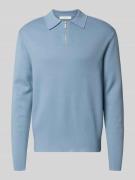 Relaxed fit pullover van viscosemix, model 'TELLER'