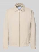 Regular fit jack met platte kraag