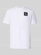 Regular fit T-shirt van puur katoen met logoprint