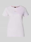 Regular fit T-shirt van puur katoen, model 'C_ELOVE_EMBRO'