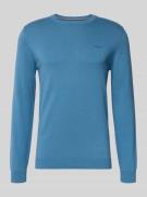 Regular fit pullover van puur katoen