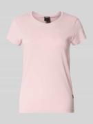 T-shirt met labelstitching