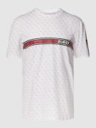 T-shirt met all-over logo, model 'JAMEY'