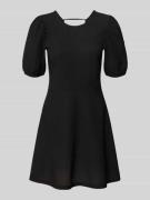 Licht uitlopende mini-jurk met rugdecolleté, model 'SURI'