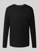 Shirt met lange mouwen en logodetail