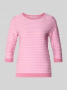 Shaped fit sweatshirt van een mix van katoen en viscose