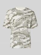 Regular fit T-shirt van puur katoen, model 'TE_WILDNATURE'