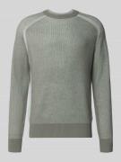 Regular fit gebreide pullover van scheerwolmix, model 'AKAJER'