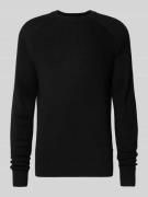 Regular fit gebreide pullover van scheerwolmix, model 'AKAJER'