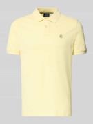 Slim fit poloshirt met logostitching