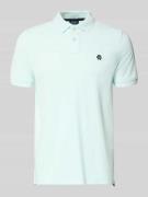 Slim fit poloshirt met logostitching