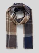 Sjaal van puur katoen met franjes