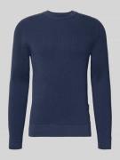 Slim fit pullover in gebreide look, model 'Nordin'