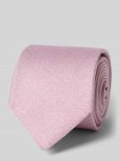 Stropdas van pure zijde met logopatch (6,5 cm)