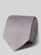 Stropdas van pure zijde met logopatch (6,5 cm)