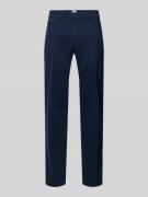 Straight fit stoffen broek met lyocell, model 'Everest'