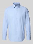 Regular fit zakelijk overhemd met kentkraag