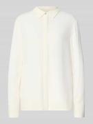 Relaxed fit overhemdblouse van pure viscose