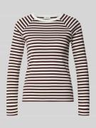 Slim fit shirt met lange mouwen en ronde hals, model 'Sorka'