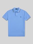 Slim fit poloshirt van puur katoen