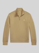 Regular fit sweatshirt van katoenmix