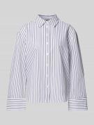 Relaxed fit overhemdblouse van lyocellmix, model 'Fapo'