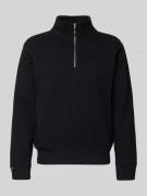 Regular fit sweatshirt met logostitching