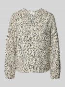 Regular fit blouse met lange mouwen van pure viscose