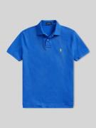 Slim fit poloshirt van puur katoen