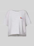 Sweatshirt met labeldetail, model 'ATUBAY'