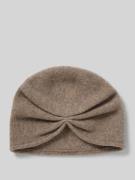 Muts van zuivere wol in gebreide look, model 'NOS'