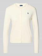 Regular fit gebreid jack van katoenmix