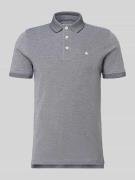 Slim fit poloshirt met viscose, model 'Paulos'