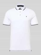 Slim fit poloshirt met viscose, model 'Paulos'