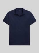 Slim fit poloshirt van katoenmix
