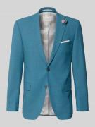 Slim fit 2-knoops colbert van viscosemix